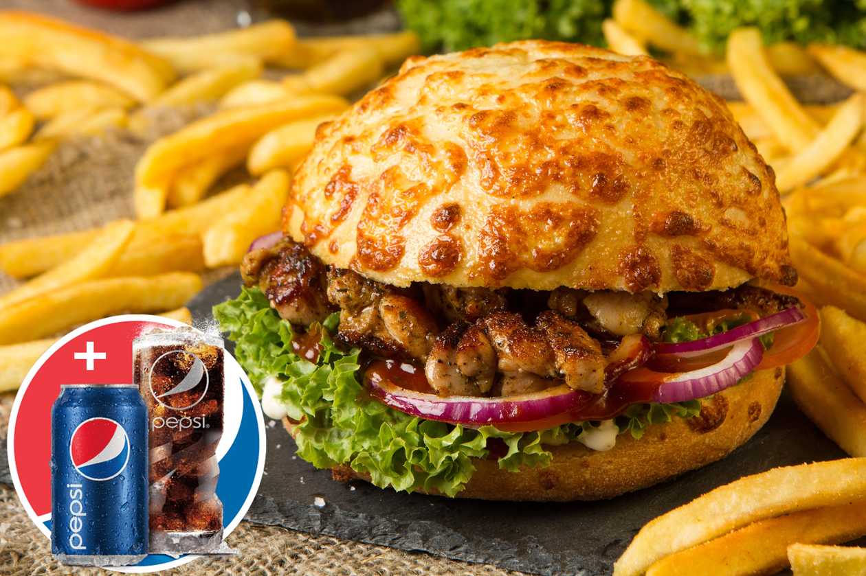 XXL Panino Kebab + Pepsi
