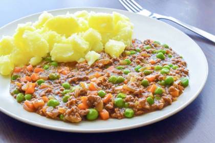 Mashed Potatoes with Minced Meat
