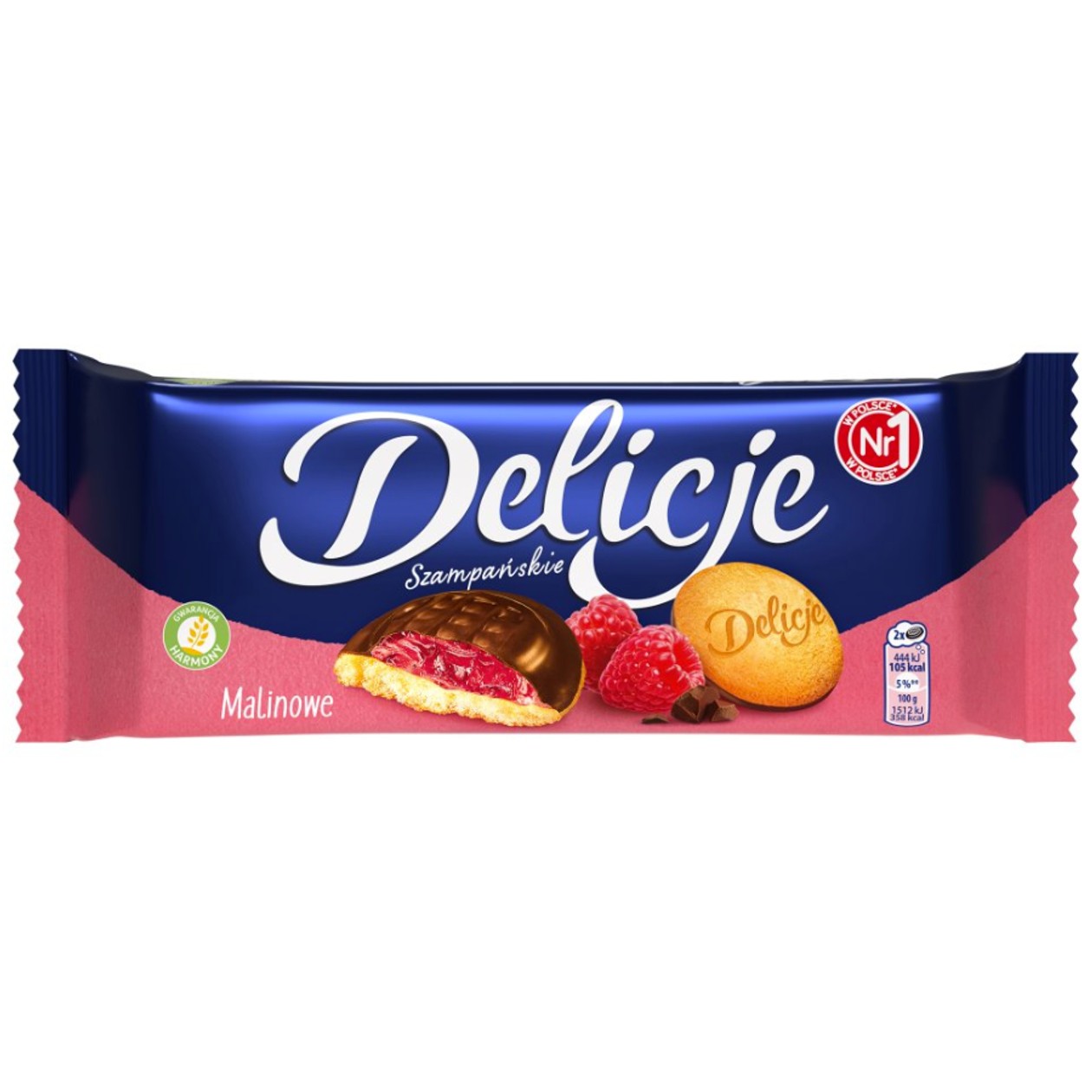 Delicje Szampańskie Malinowe 147g (expires soon)