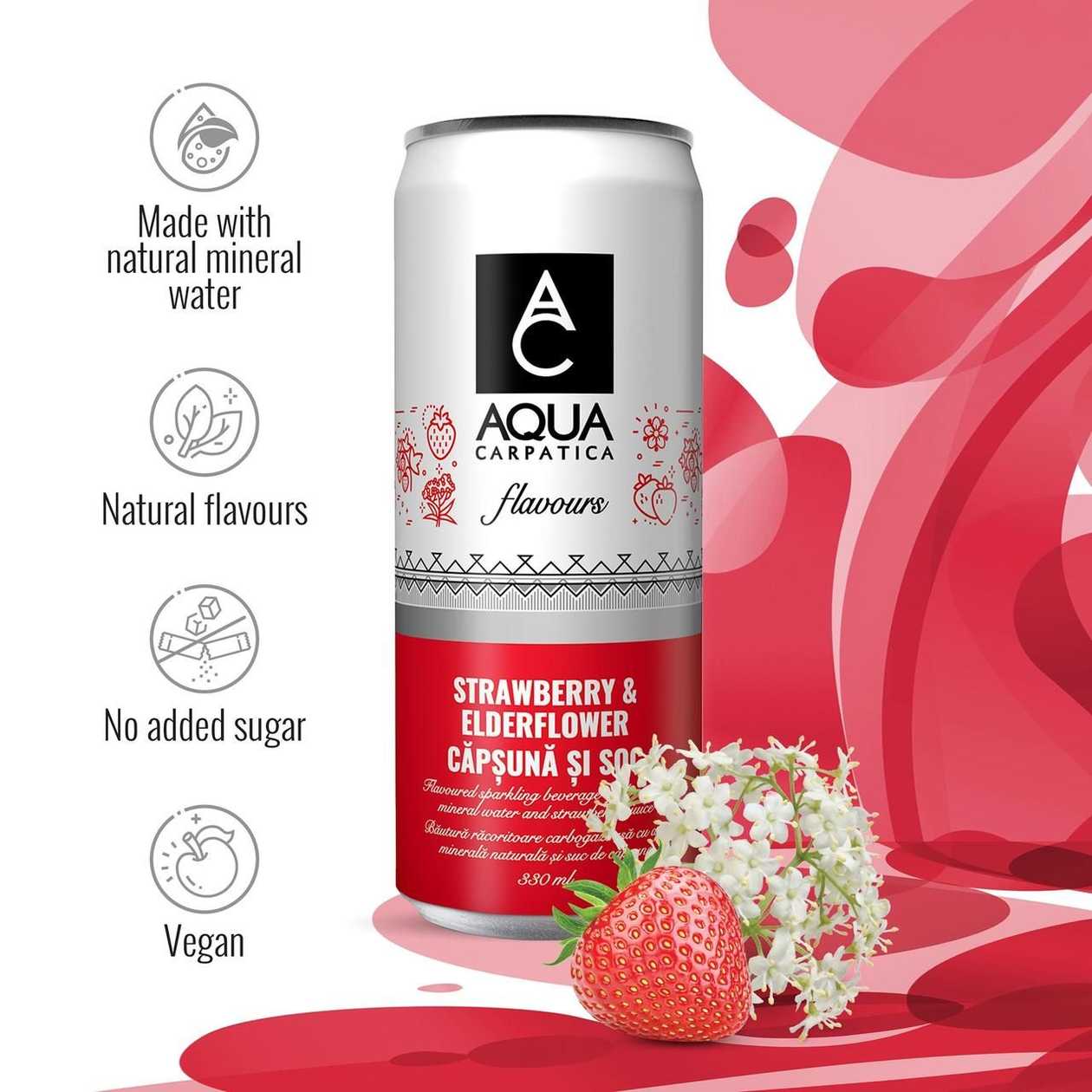 Cășună și soc (0,330 ml)