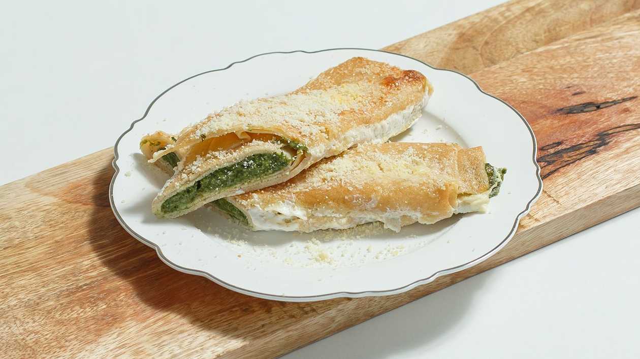 Canellonia with Spinach