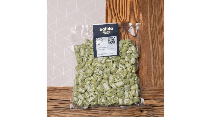 Spinach potato dumplings