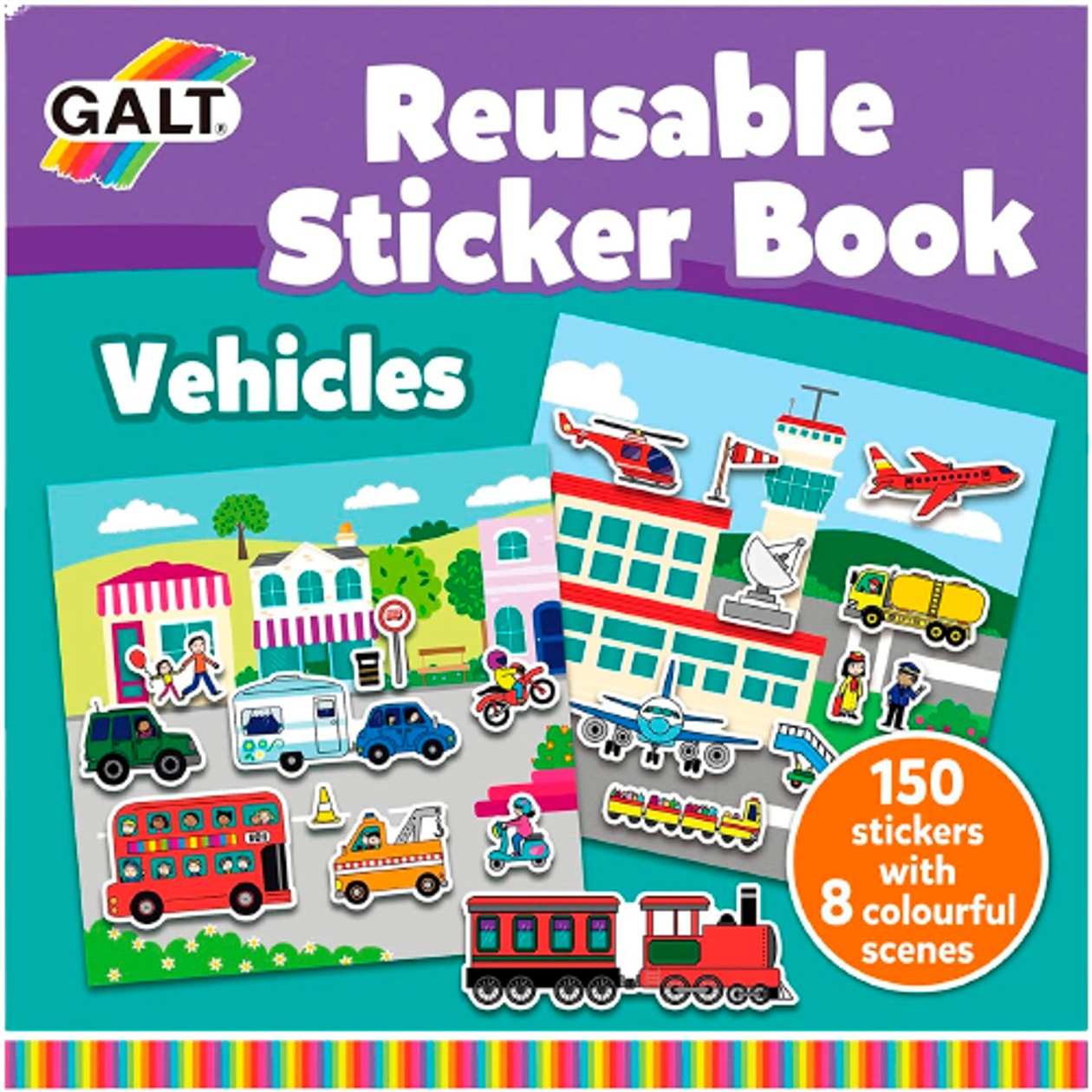 Galt, My Sticker Book - Vehicles