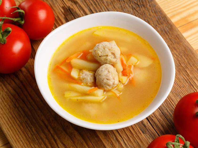 Meatballs soup