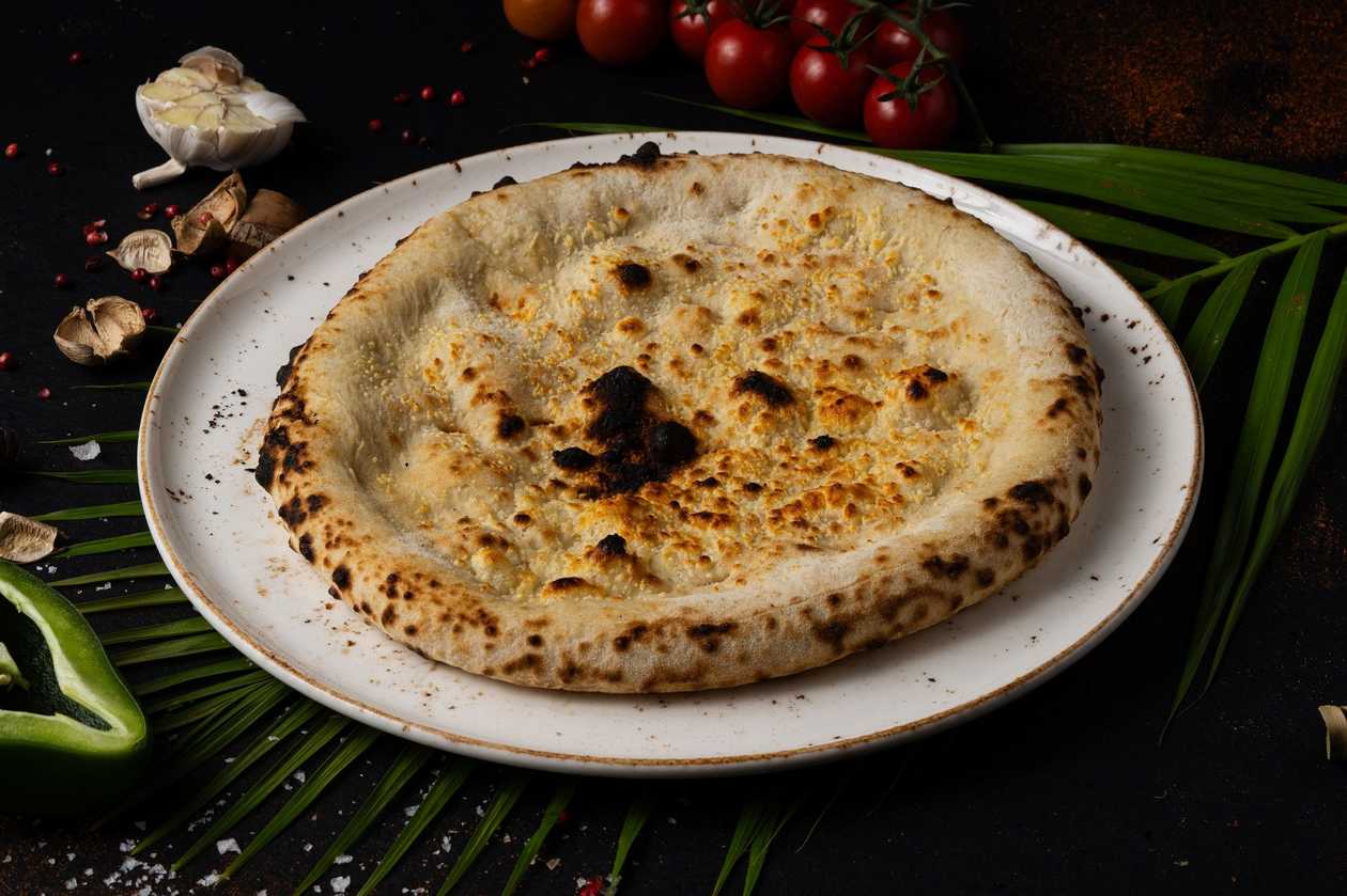 Foccacia with olive oil and parmesan