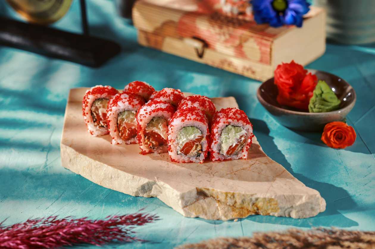 California with Salmon and Eel