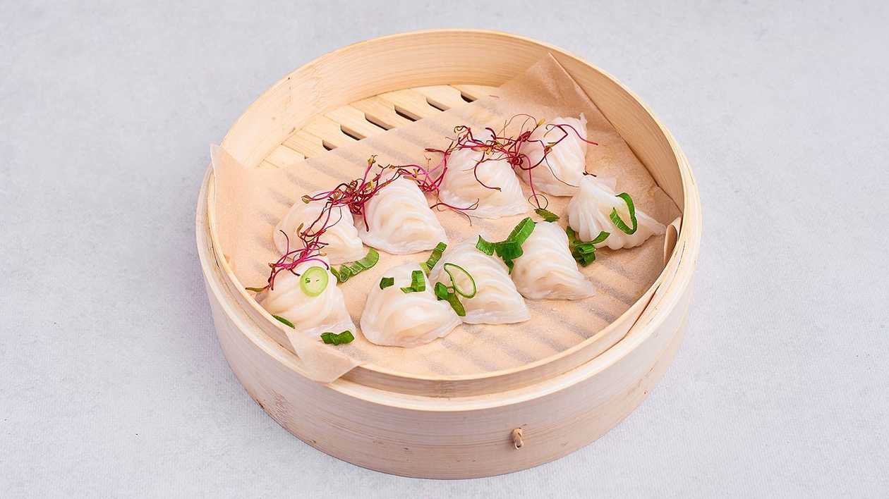 Har Gow Krewetki, Pędy Bambusa