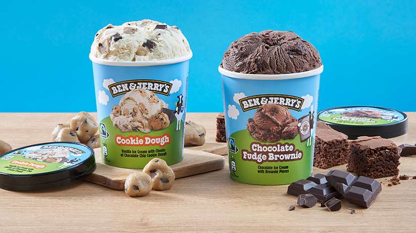 2 jebkuri Ben & Jerry's Pints Dīvāna piedāvājums