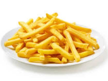 French Fries with Fried Sausages