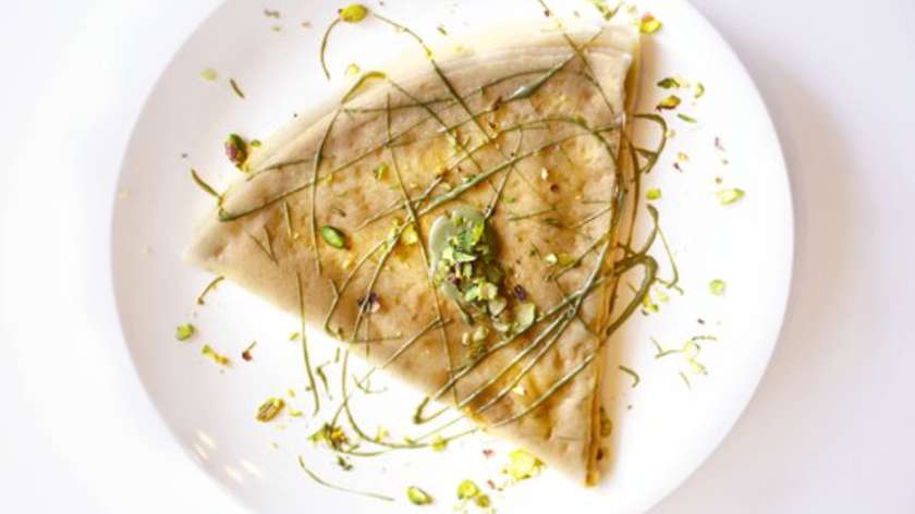 Crêpe Pistacjowy