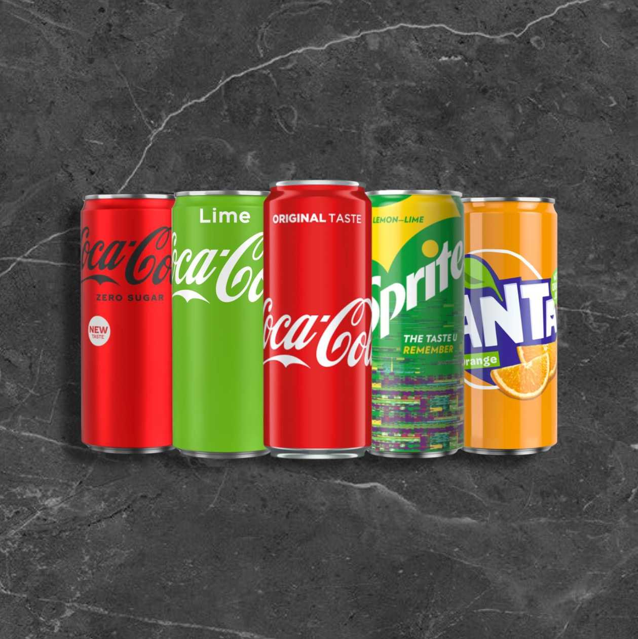 Coca-Cola, Sprite, Fanta 330 ml