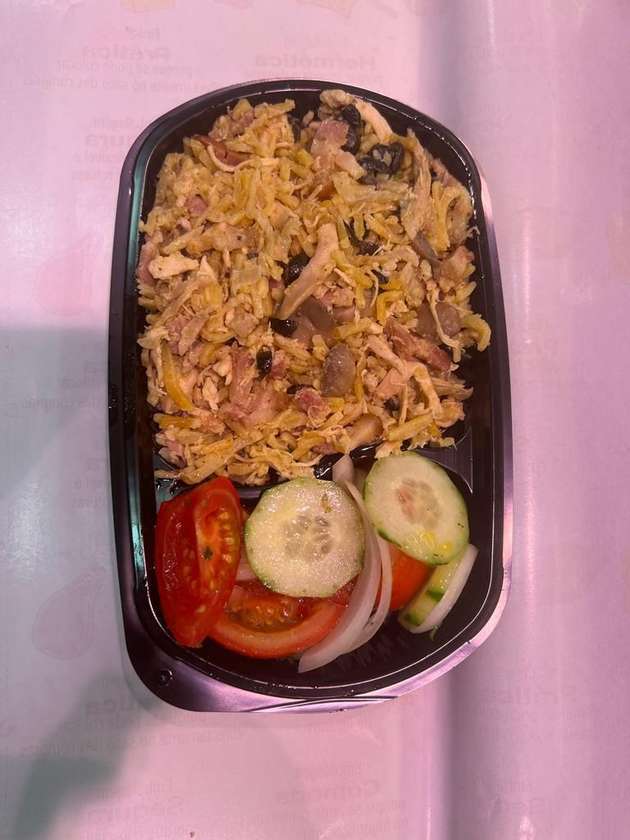 Menu Frango á Brás