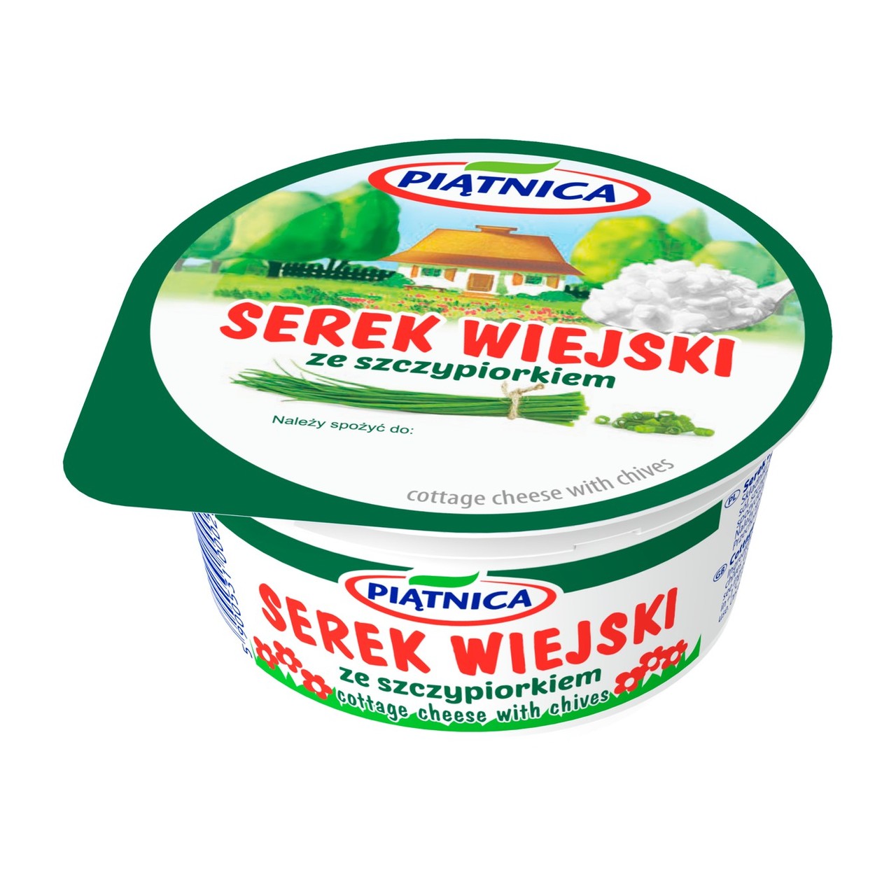 Cottage Cheese with Chives Piątnica 150g (expires soon)