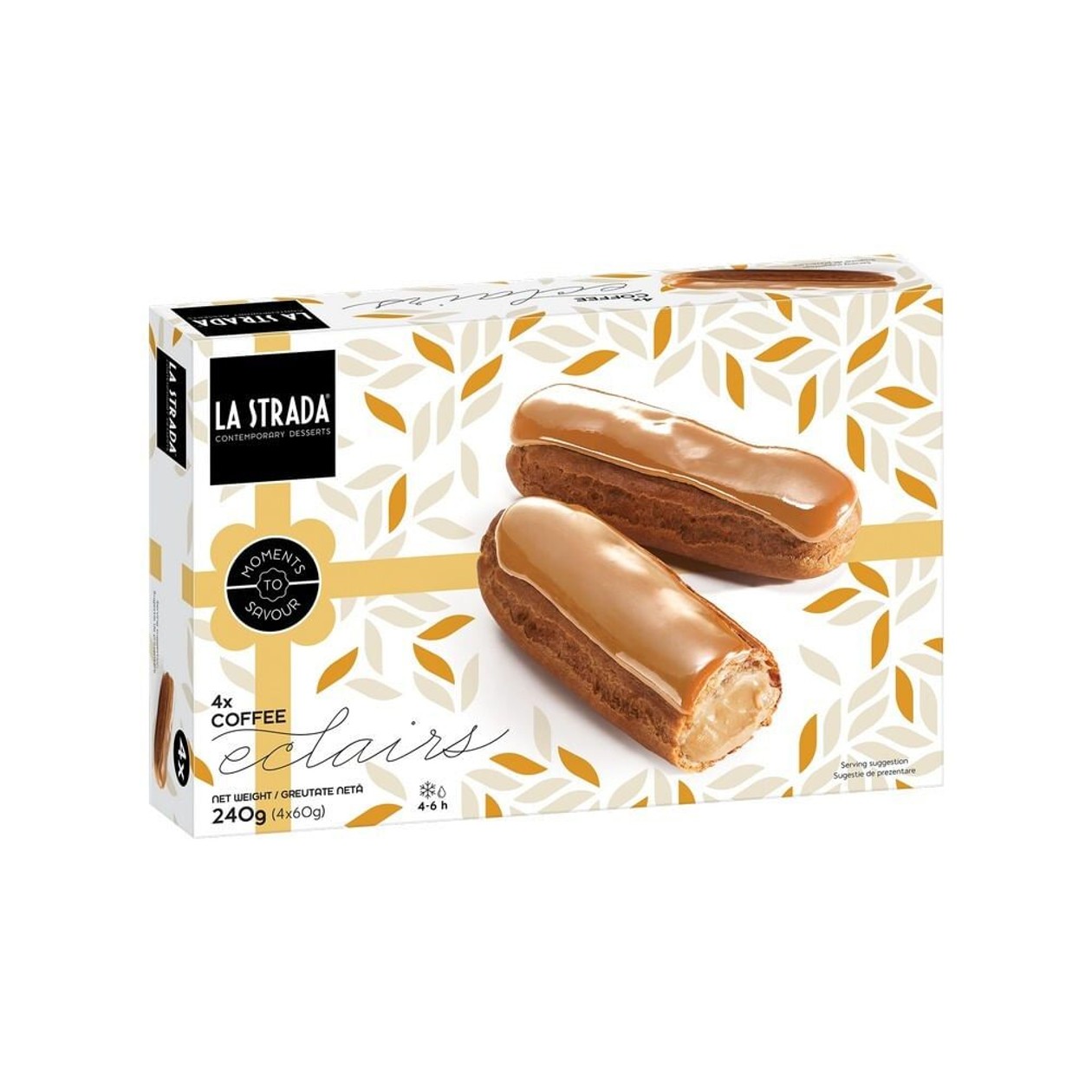 Ecler cu umplutura de cafea La Strada, 4 x 60 g