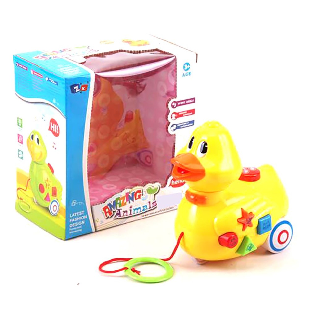 Animalute muzicale cu snur, diverse modele