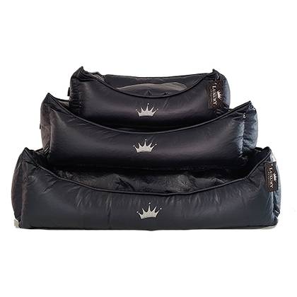 Dog Bed Leather Handgrip Blue 50x40x18