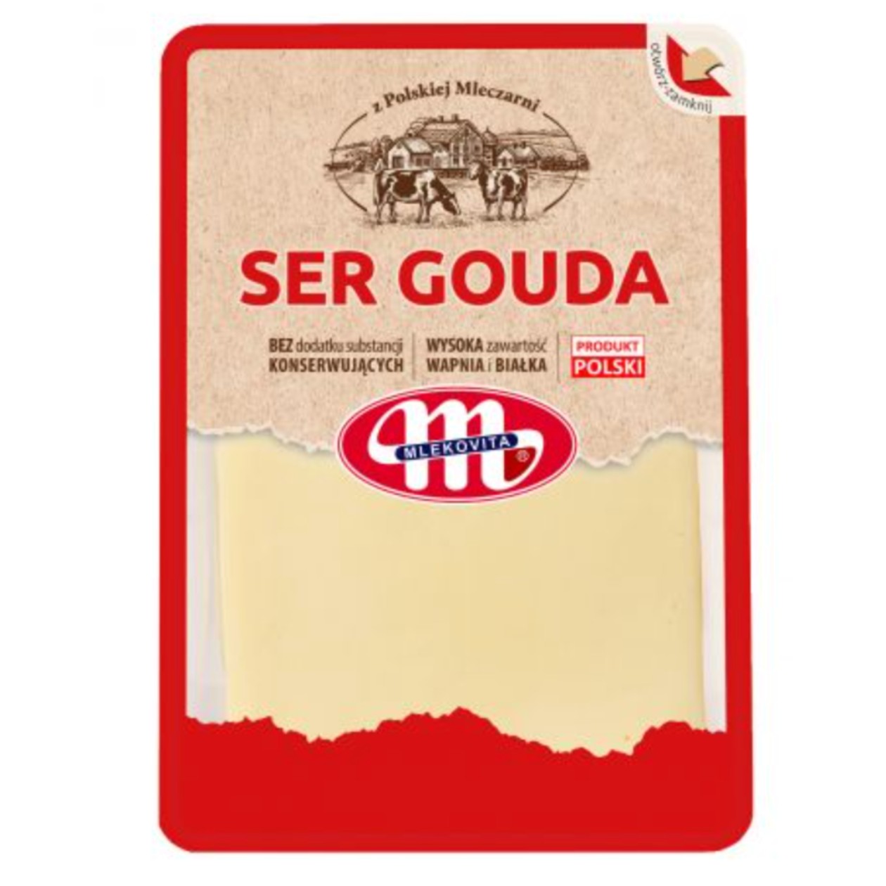 Ser Gouda Plastry Mlekovita 150g