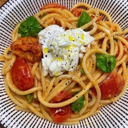 Spaghetti con bufala