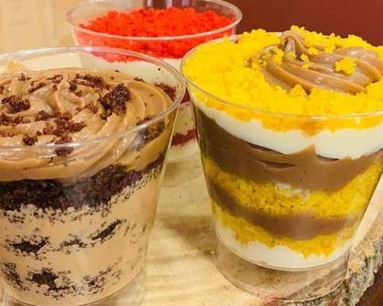 Bolo de Copo Chocolate & Brigadeiro