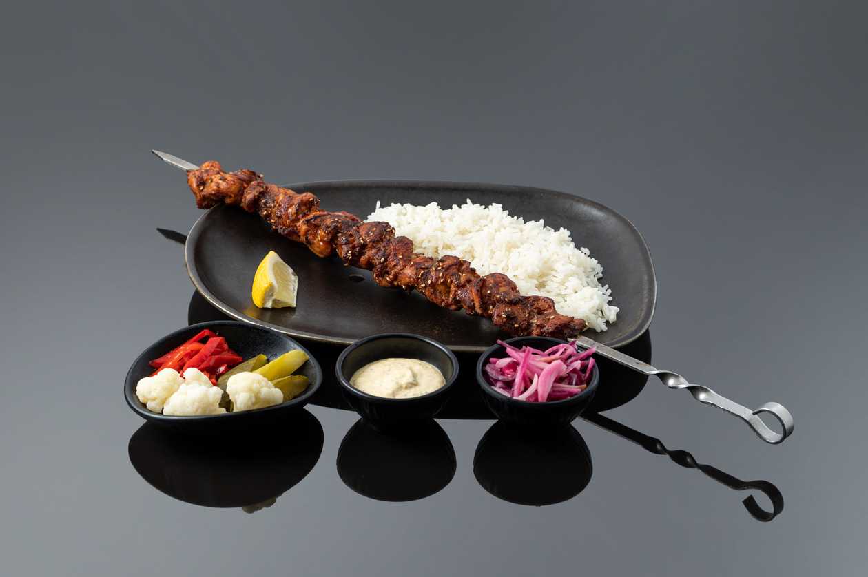 Chicken shish kebab large portion