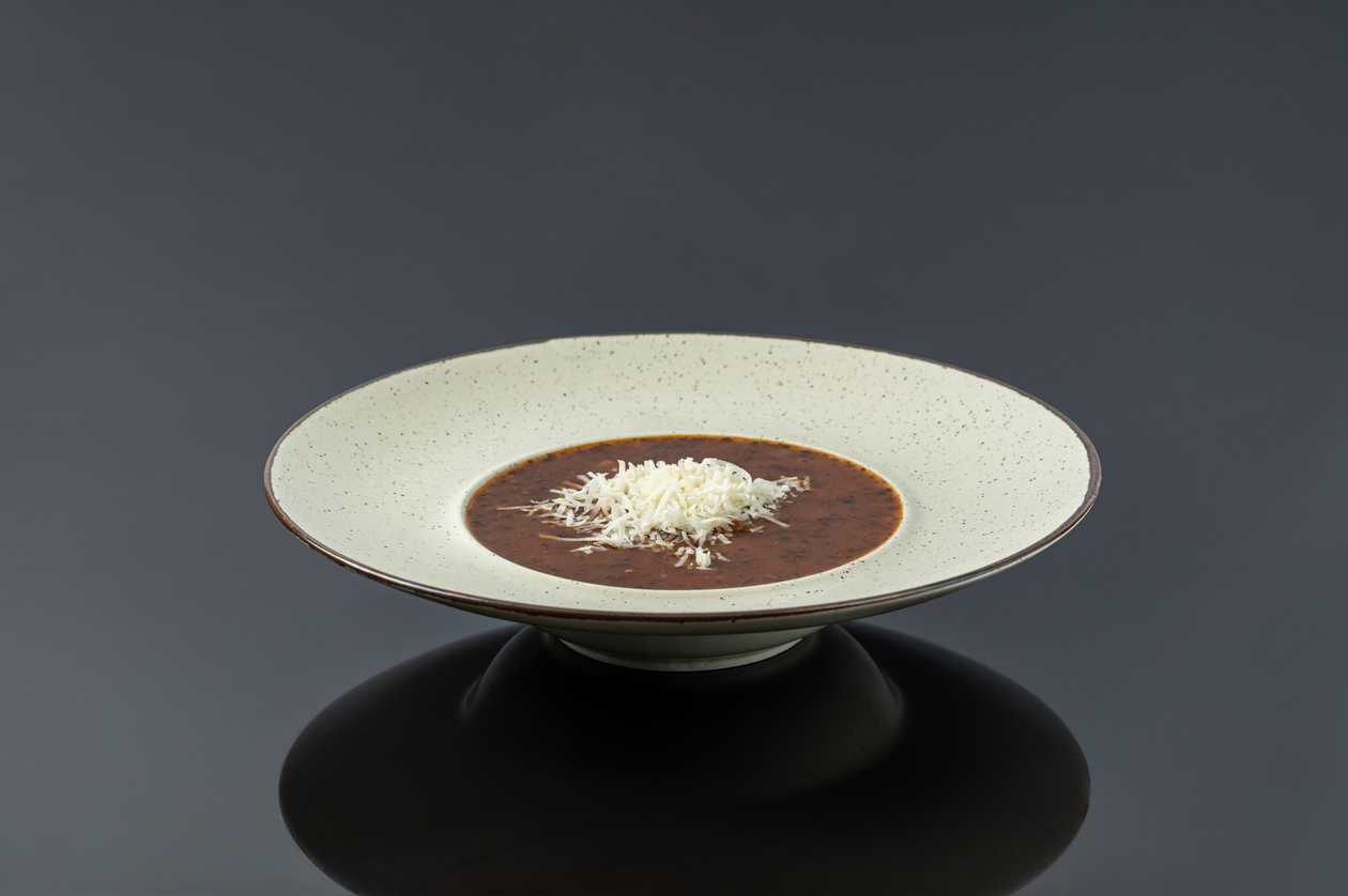 Smoky black bean soup