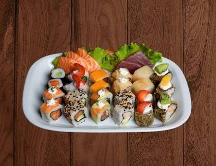 Sushi e Sashimi  (20pçs)