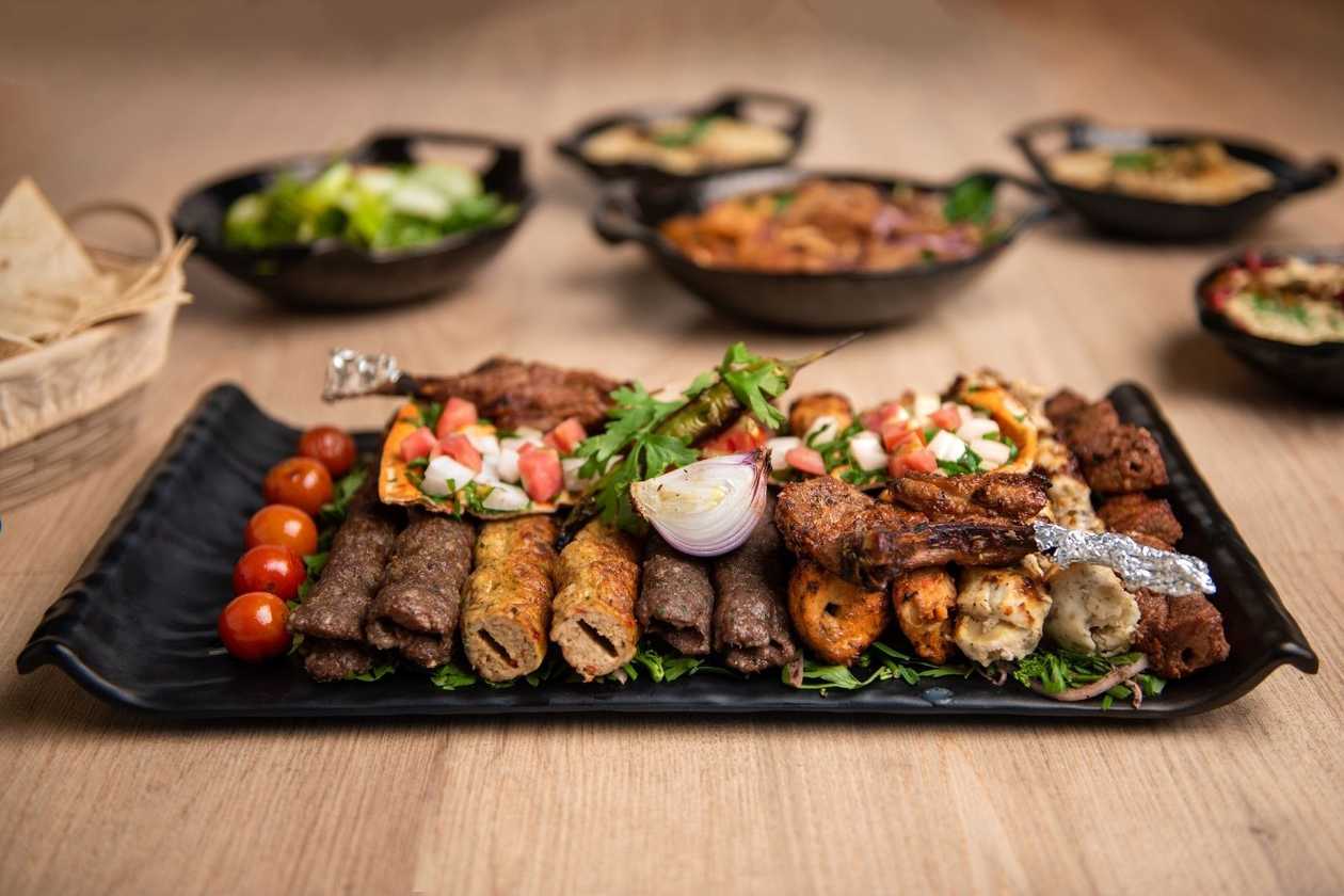 Meat platter for two people