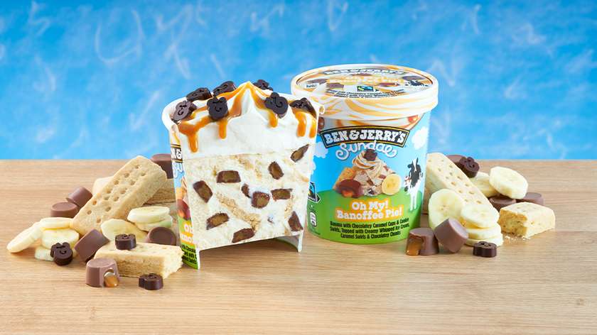 Ben & Jerry's Oh My! Banoffee Pie! Sundae, 438 ml