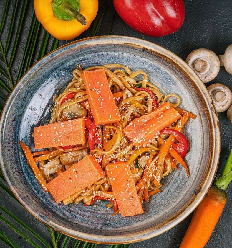 Salmon Noodles