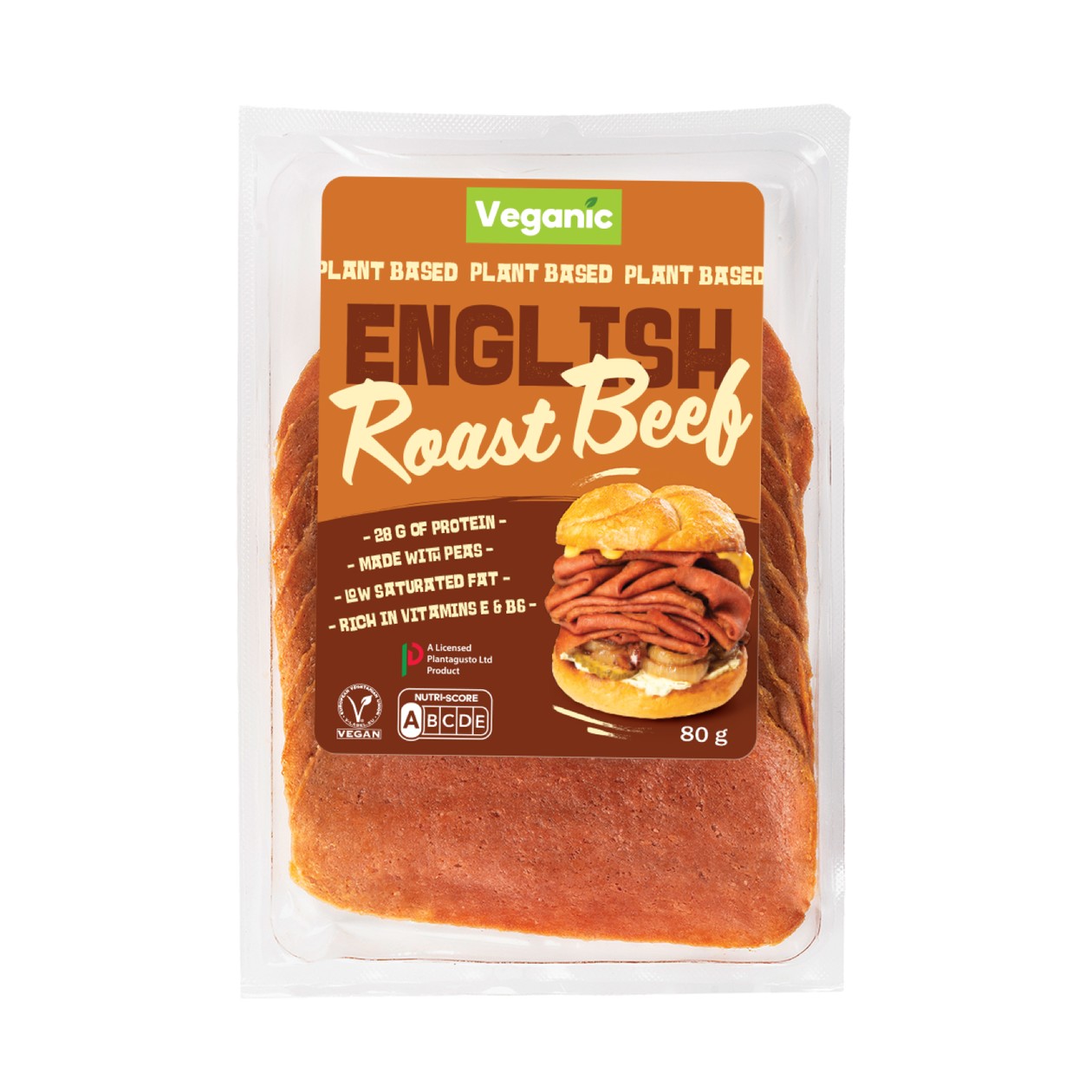 Veganic, taimne inglise röstbiif, 80g