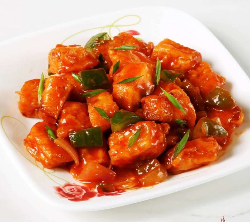 22 Chilli Paneer dry **