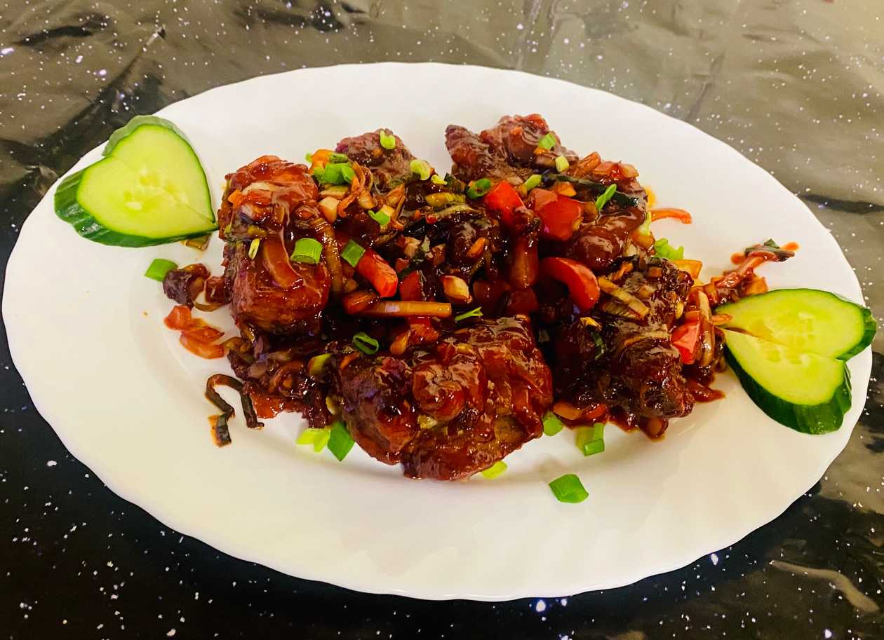 71. PORK RIBS IN BARBEQUE SAUCE *
