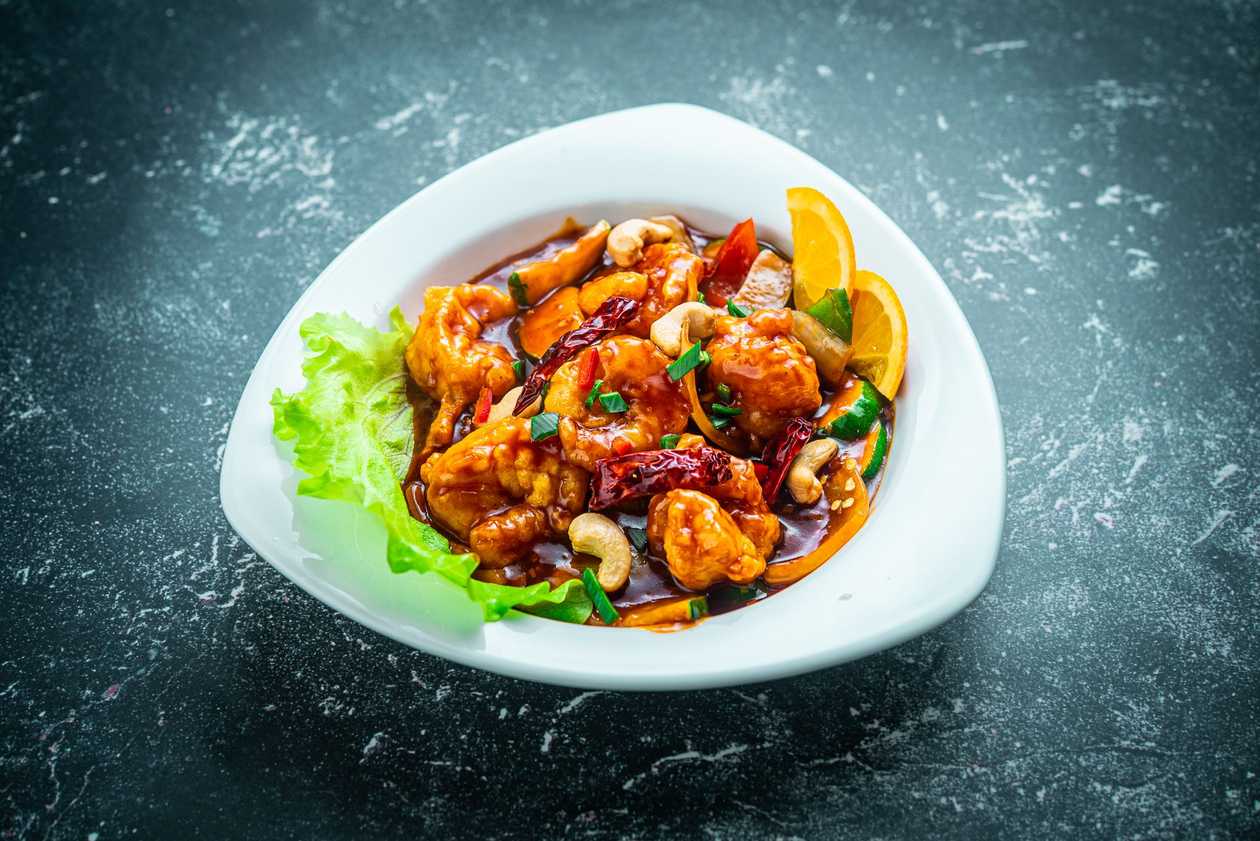 87. Prawns Kung Pow *