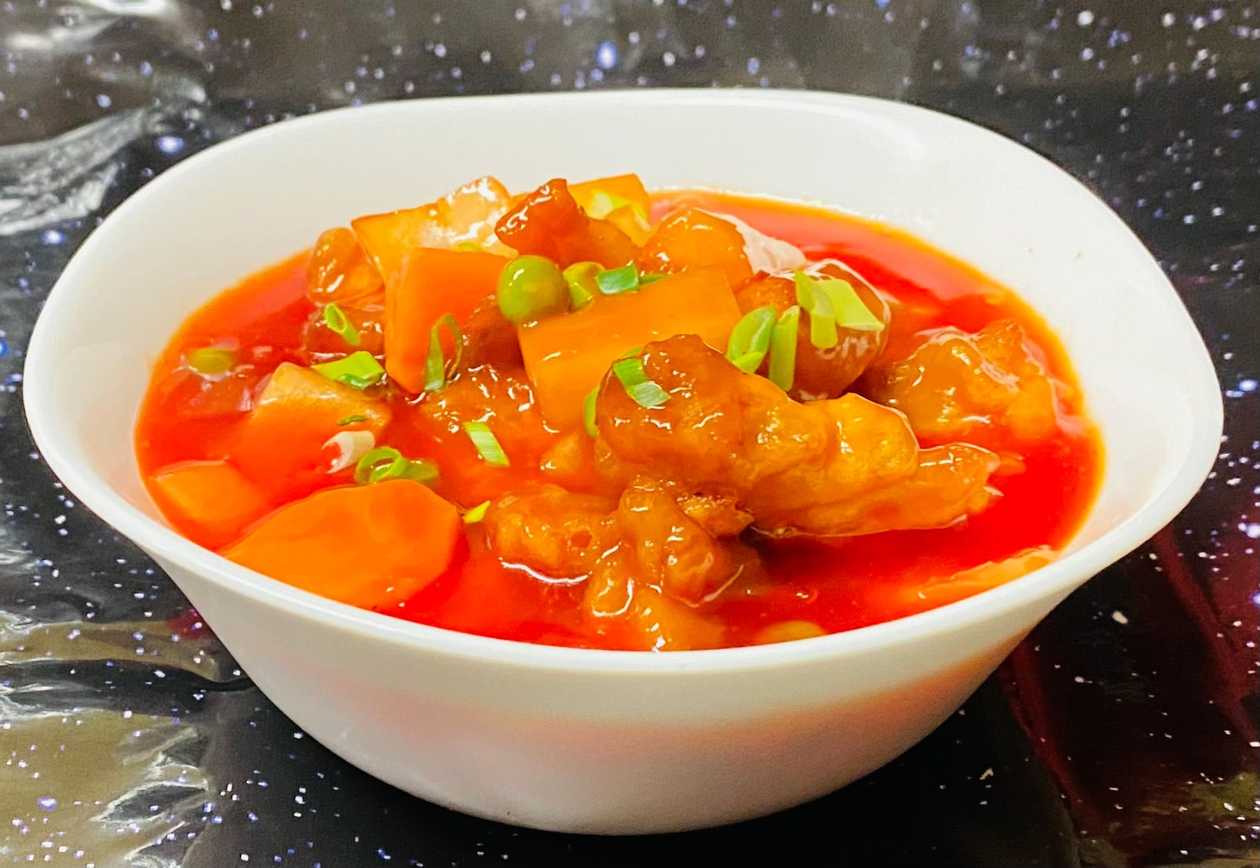 85. Sweet and Sour Prawns