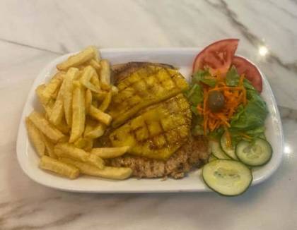 Pork Medallions with Pineapple