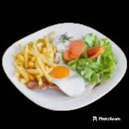 Steak Sandwich on a Plate