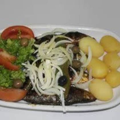Grilled Sardines with Peppers