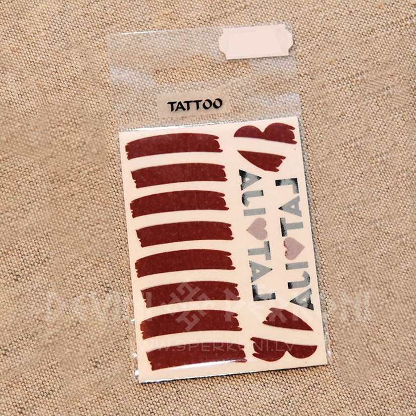 Latvian flag. Tattoos