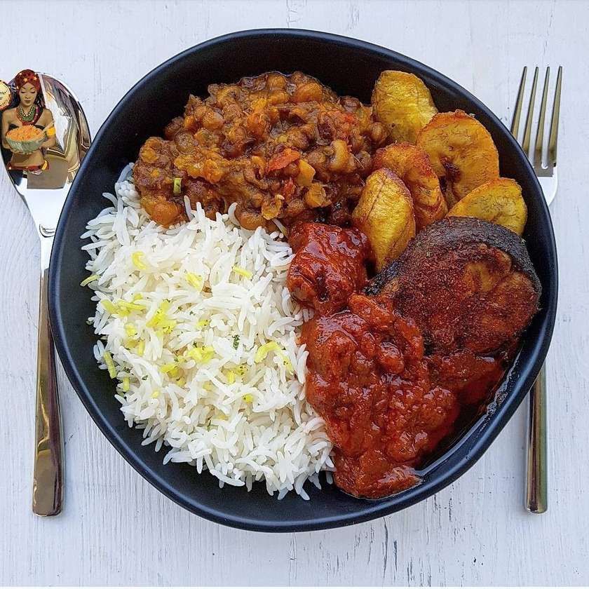 Beans Stew and Rice