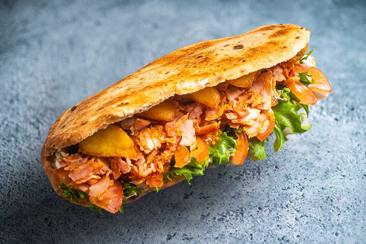 Küprose pita veiseliha gyros