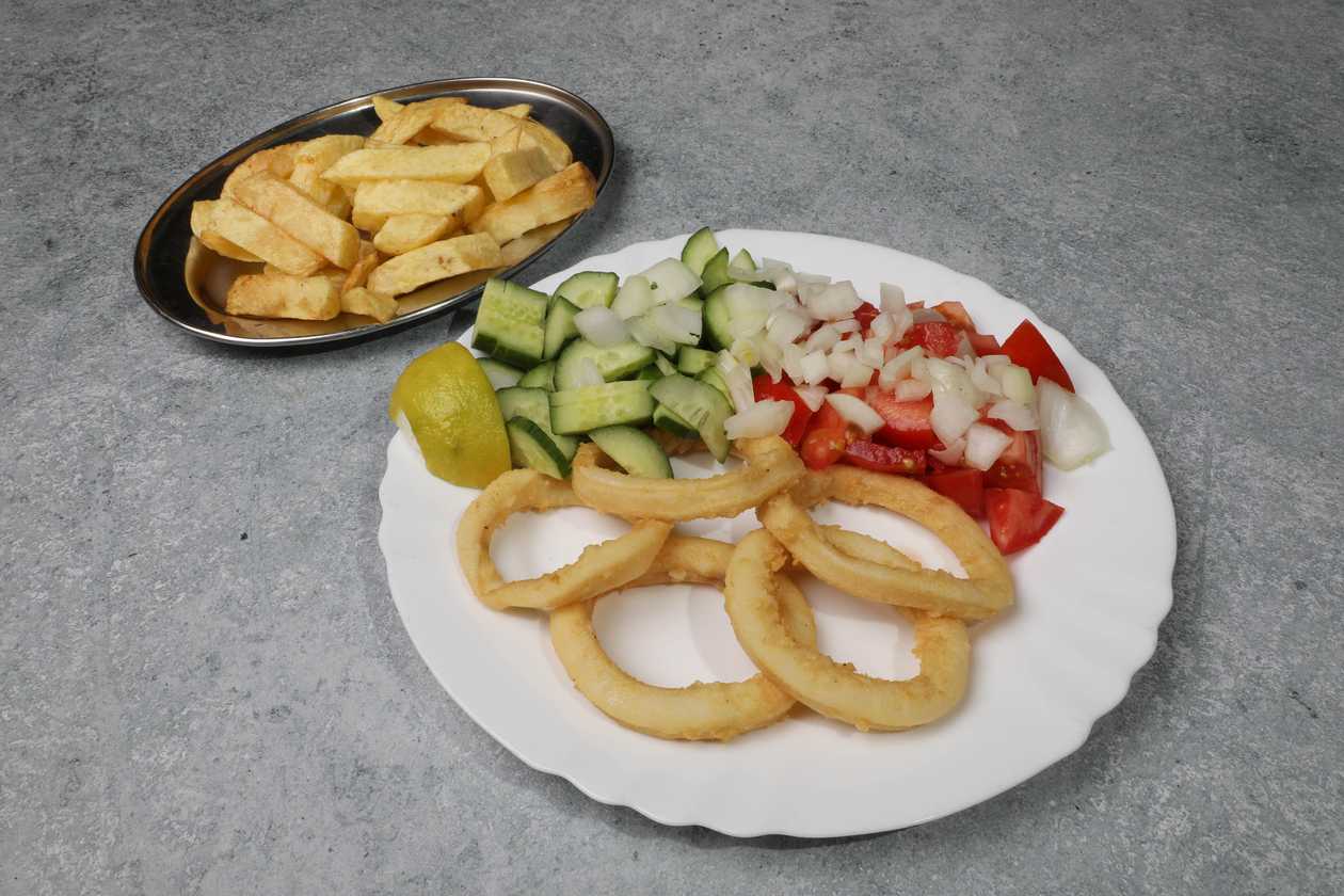 Τηγανητό Καλαμάρι - Ροδέλες Μερίδα