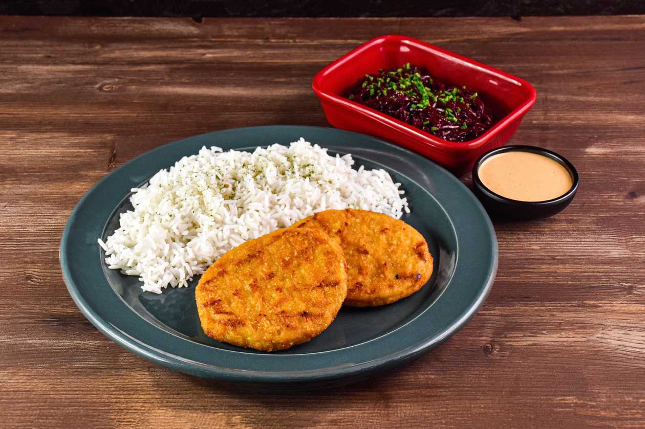 Augalinės kilmės Vegetarian Butcher paplotėlis No chicken didelis