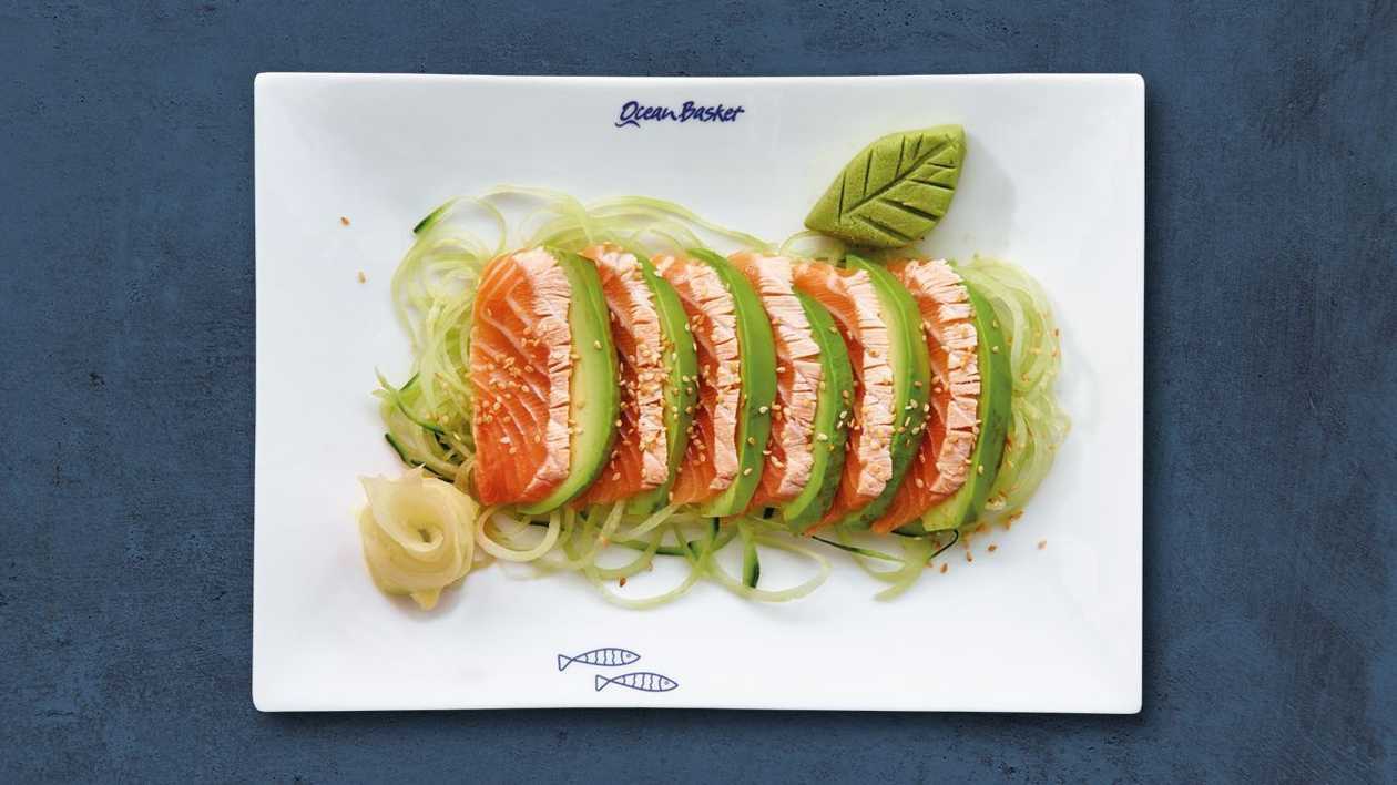 Seared Salmon Ponzu Salad
