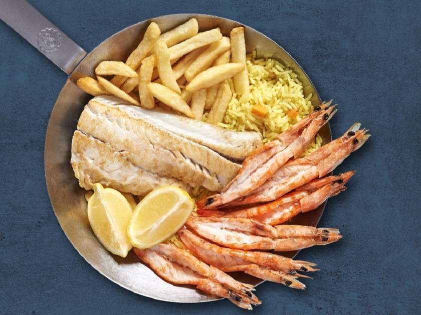 Prawns and Fish