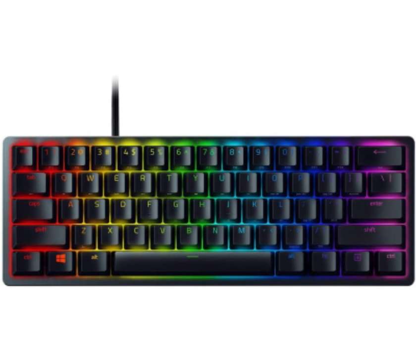 Razer Gaming Keyboard Huntsman Mini Red Switch USB US RGB, Black RZ03-03390200-R3M1 (11448)