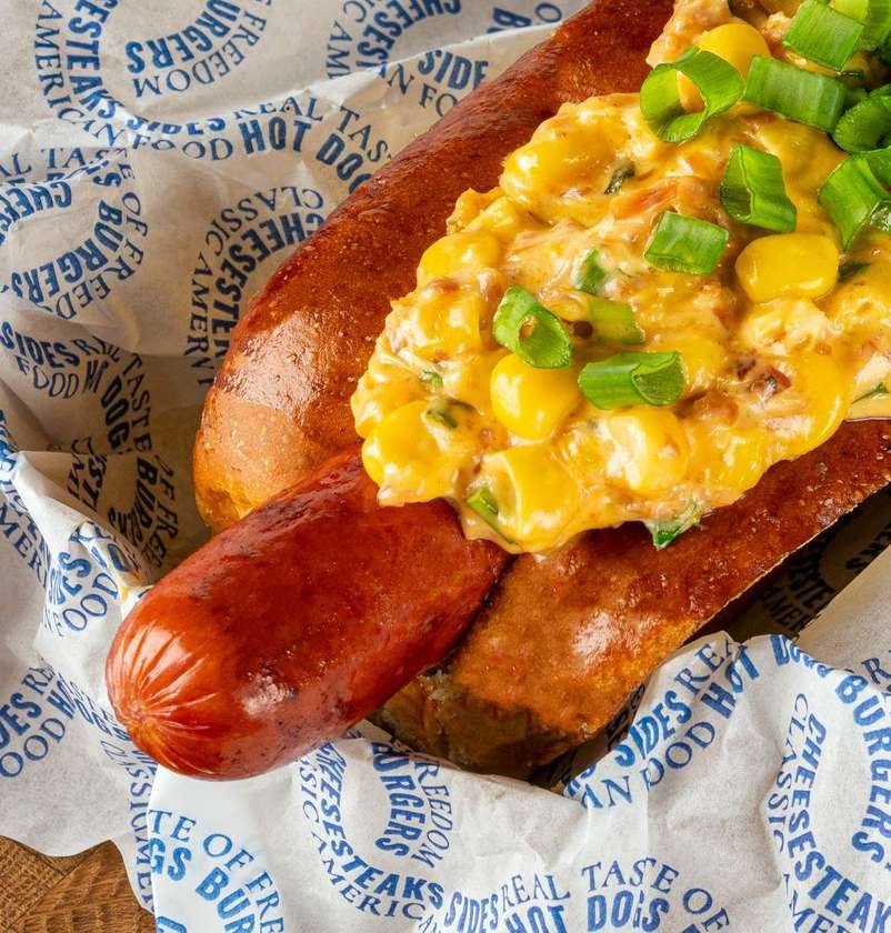 Хот-дог Double cheese corn