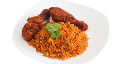 Two piece jollof rice
