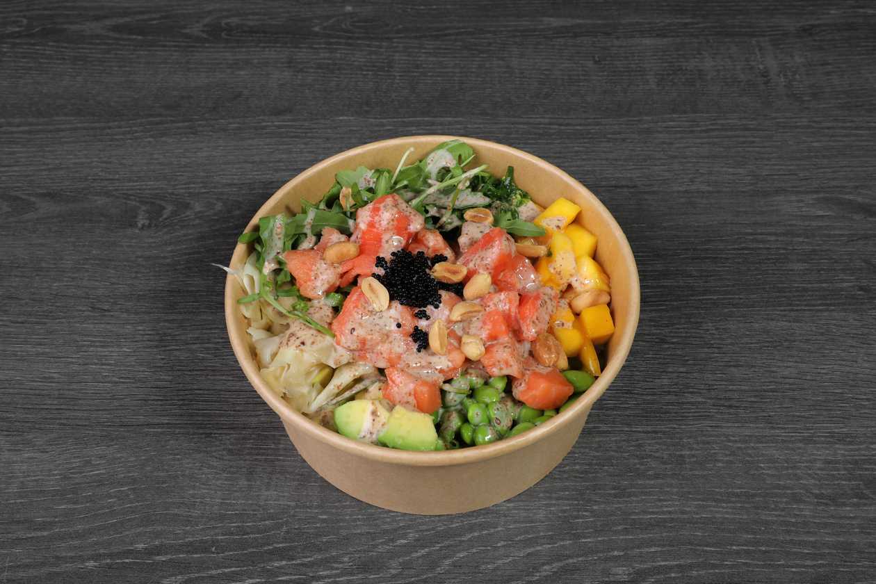 Sesame Salmon Poke Bowl