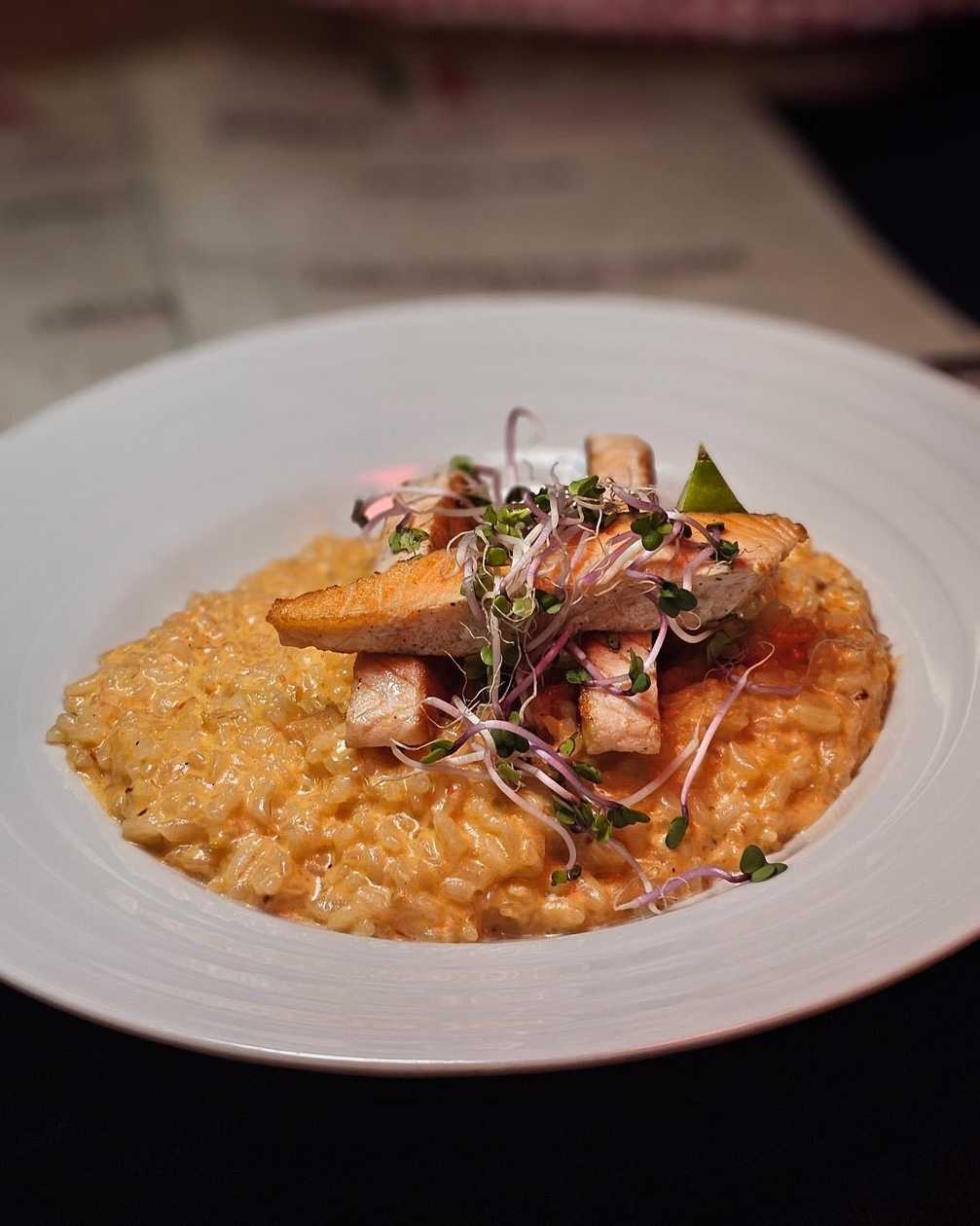 Risotto Al salmone