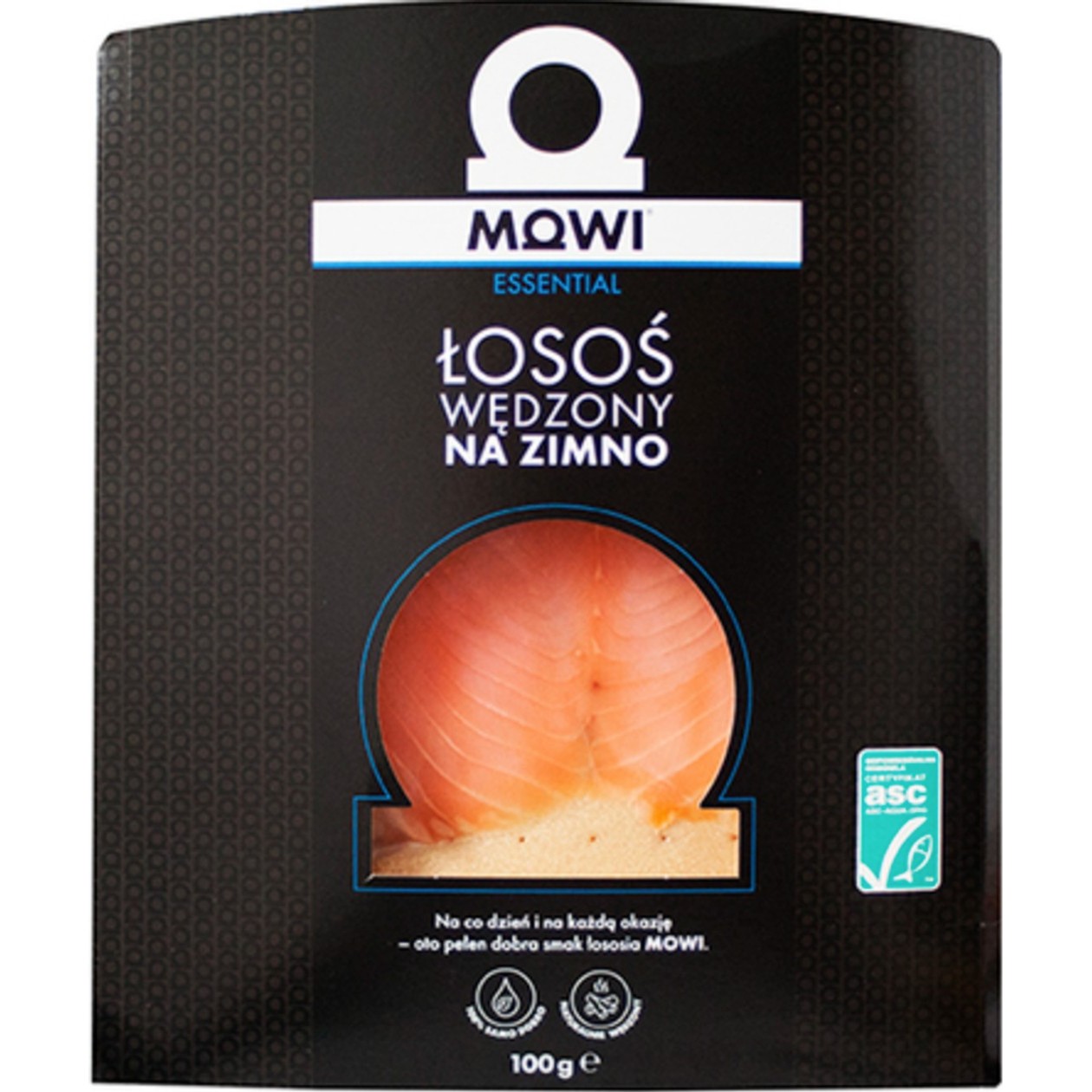 Cold Smoked Salmon in Slices Essential Mowi 100g (expires soon)
